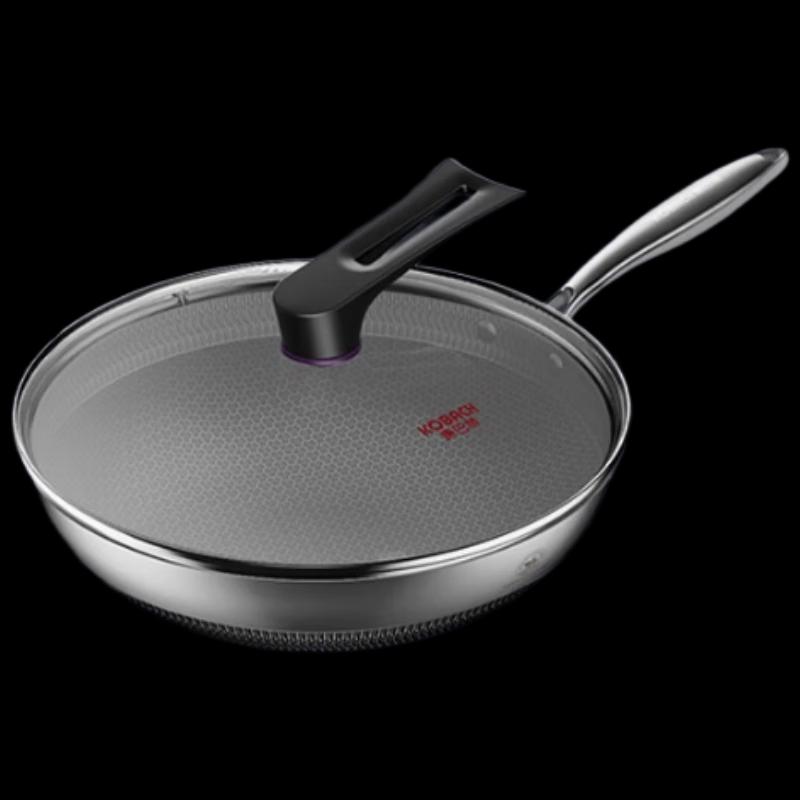 KOBACH 316 Stainless Steel Double-Sided Stir-Fry Wok
