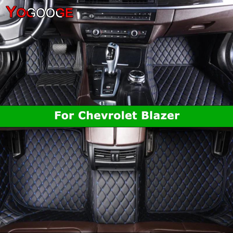 YOGOOGE Custom Car Floor Mats For Chevrolet Blazer Auto Carpets eg5 Foot Coche Accessorie