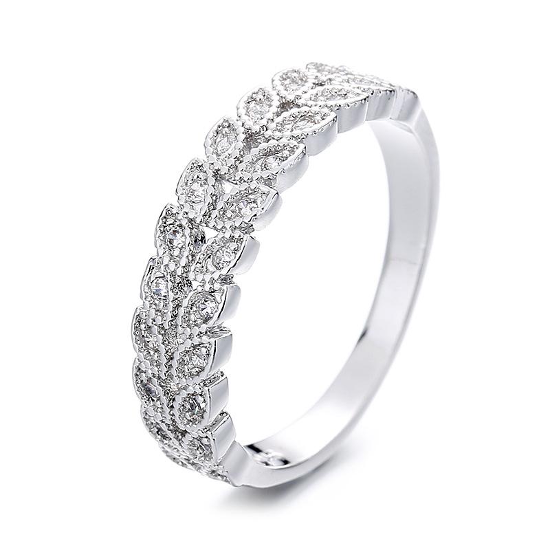 925 Sterling Silver Ring AAA Zircon 5#6#7#8#9#Size Engagement Rings for Women Wedding Ring Party Fashion Nice Jewelry Gift