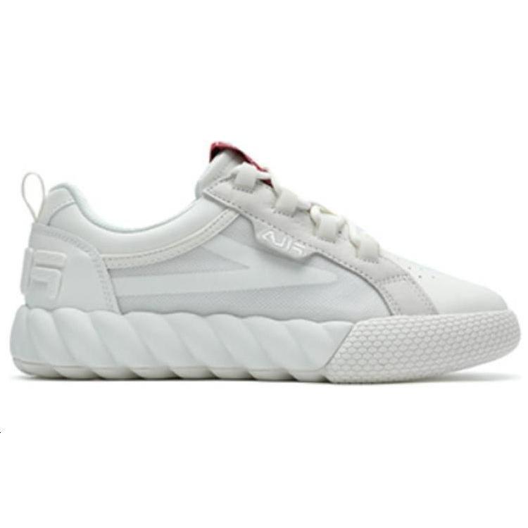 New FILA CAMPO Wear Resistant Low Top Skateboard Shoes Women's White F12W423208FSA