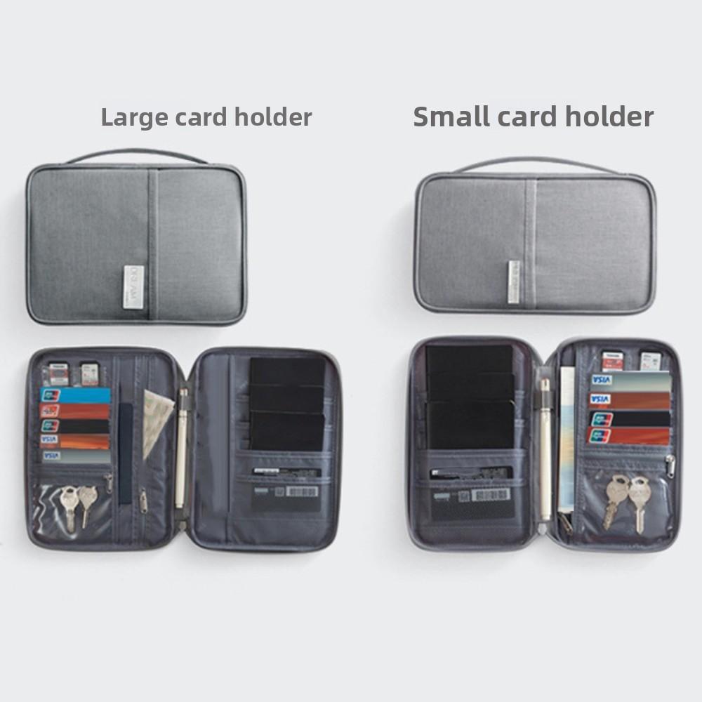 Large Capacity Passport Bag Card Holder Card Storage Bag Travel Wallet  Travel Accessories