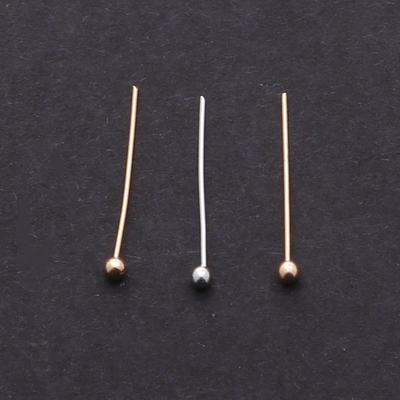 סיכות ראש כדוריים 16 מ"מ, חומרי יצירת תכשיטים לשרשרת, צמיד, עגיל DIY