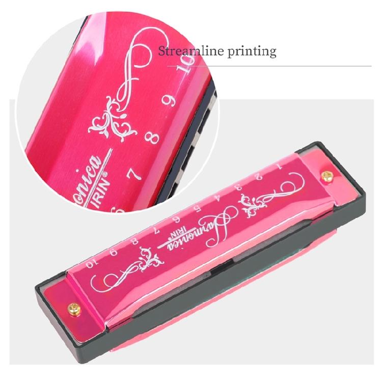 Blues Harps Mouth Organ 10 Holes 20 Tones Harmonica for Beginners, Professionals