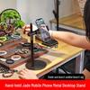 Suporte para Contas de Joias e Antiguidades: Suporte de Telefone Rotativo, Dobrável e Telescópico com Base Ponderada