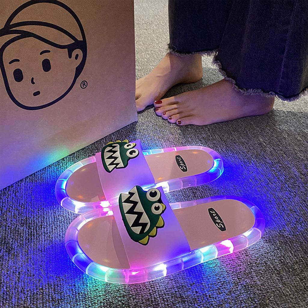 Cool and Personalized Cartoon Home Glowing Slippers