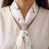 Full Rhinestone Scarf Buckle Clip Exquisite Clothing Corner Clamp Shawl Decorative Accessory Party