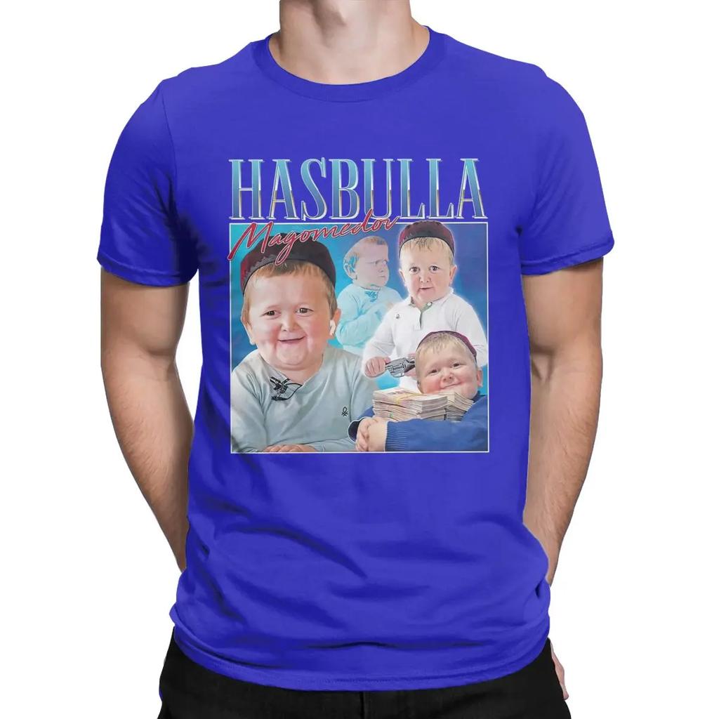 Fashion Hasbulla Magomedov Homage Khabib T-Shirts Men Crew Neck Cotton T Shirts Short Sleeve Tee Shirt Gift Clothes