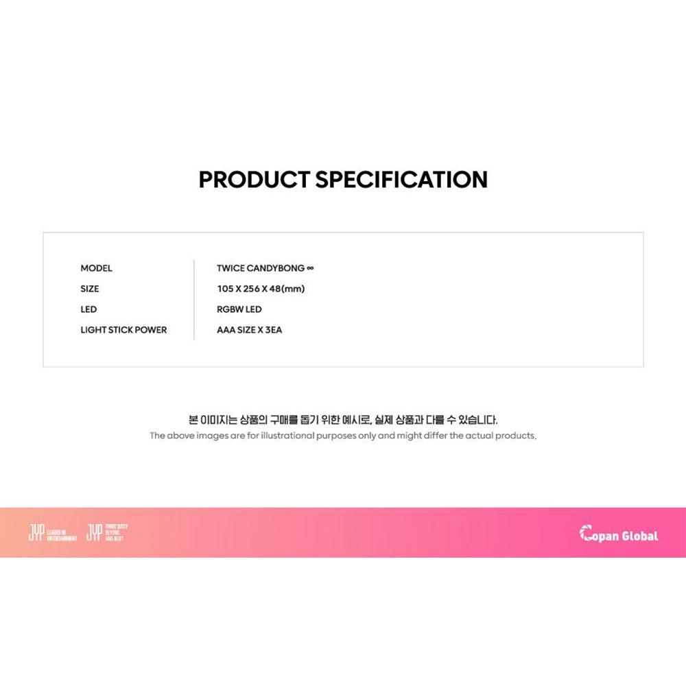 Twice Offizieller Light Stick - Candybong Infinite