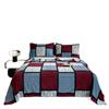 2024 Geometric Square Milk Velvet Blanket - Lightweight, Soft, Printed Design (Pillowcase Not Included)