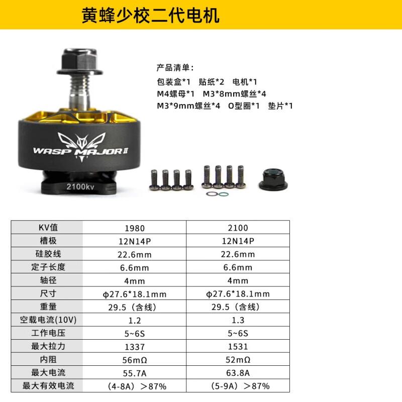 RCinpower WASP MAJOR V2 Brushless Motor 5-inch