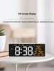 LED Alarm Clock - Multifunctional Desktop Clock with Temperature Display & USB Output, Multiple Alarms, Model 6668