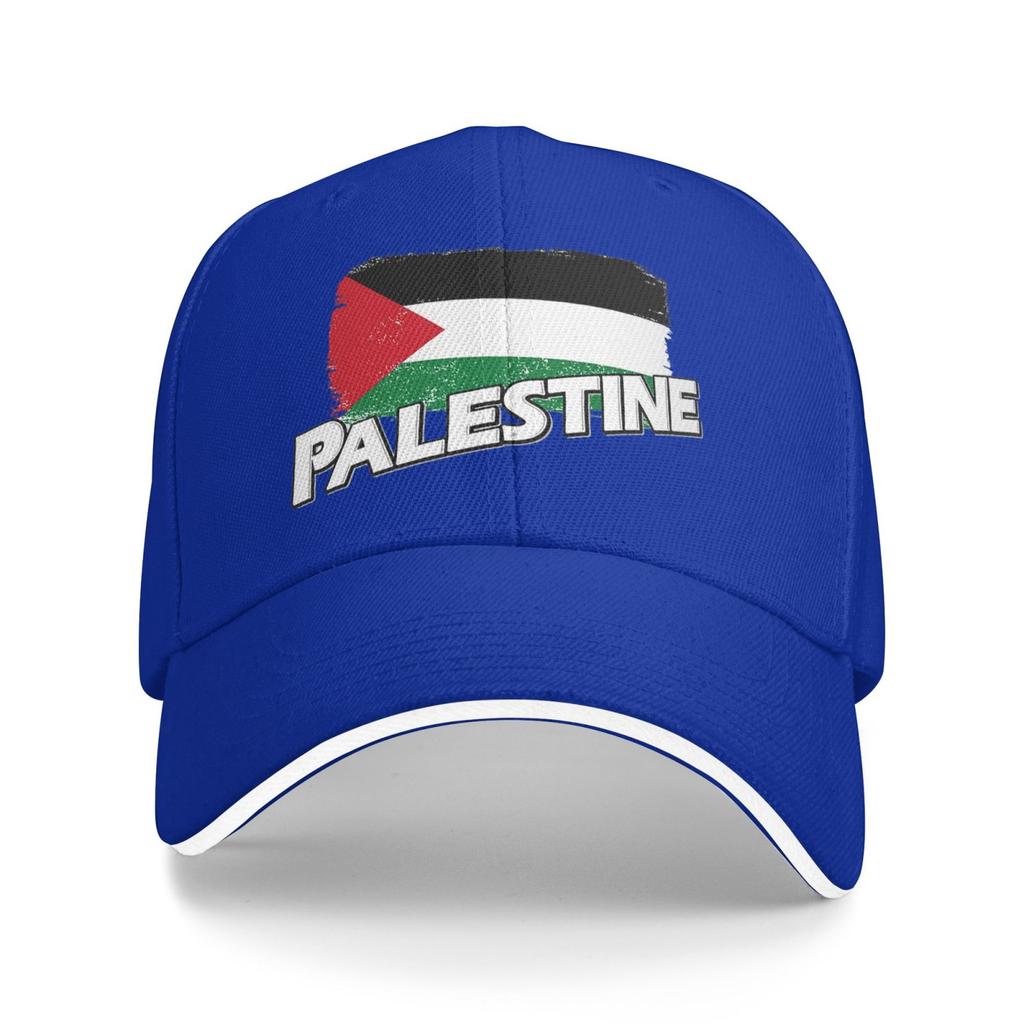 Palestine Flag Print Baseball Caps Unisex Adjustable Sandwich Hat Vintage Outdoor Summer Travel Sun Snapback Cap Outlet