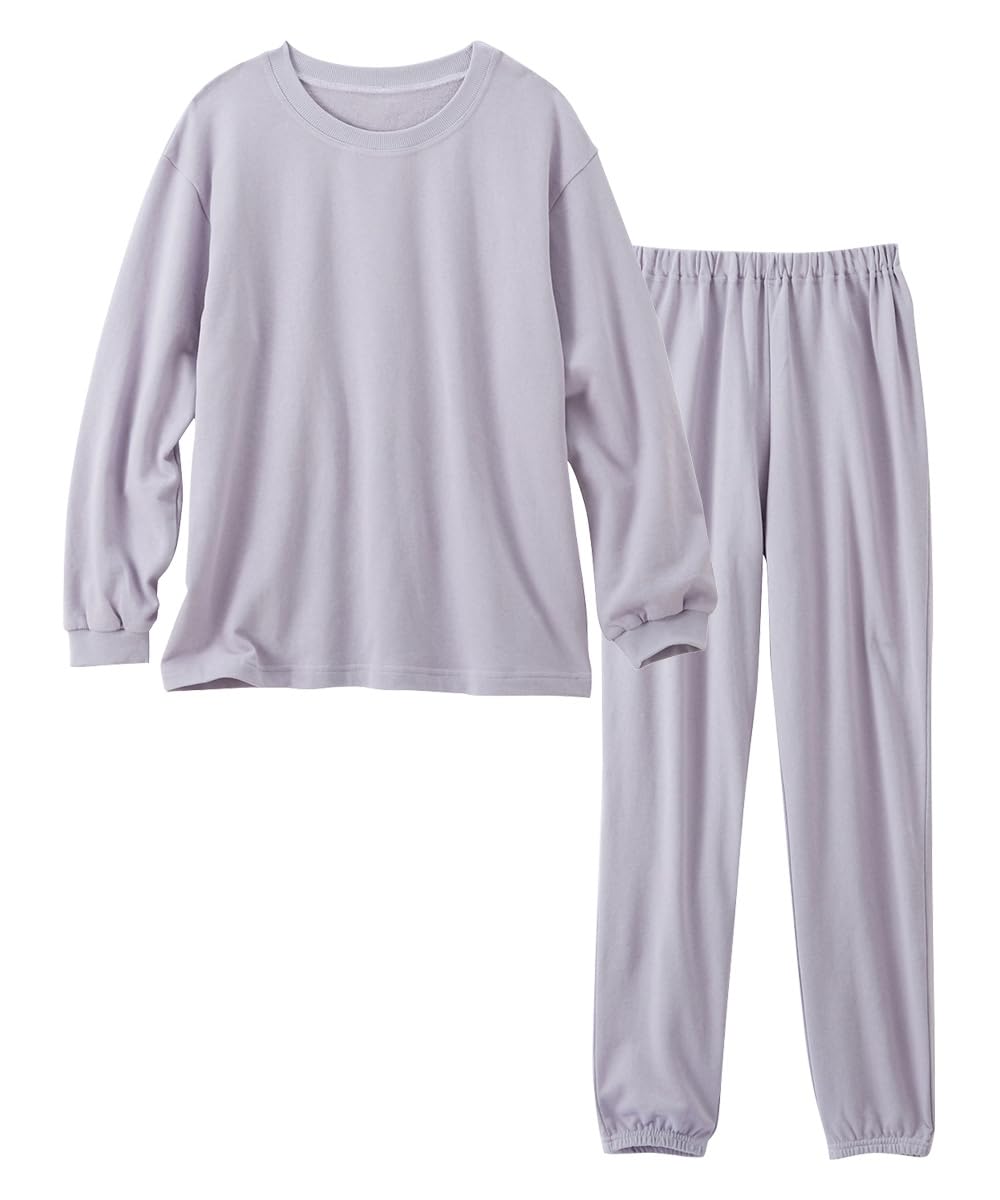 

Nissen Cotton Fleece Basic Loungewear Top and Bottom Size 8L Pajama/Loungewear Set, 100% Set, Lavender,