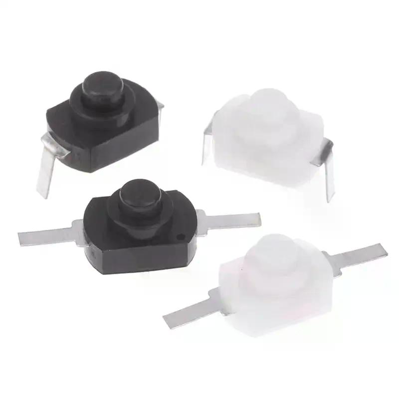 1208YD 1288BM Mini Push Button Switch Self Lock Switch Latching On Off Switch Micro Switch For Electric Torch Flashlight