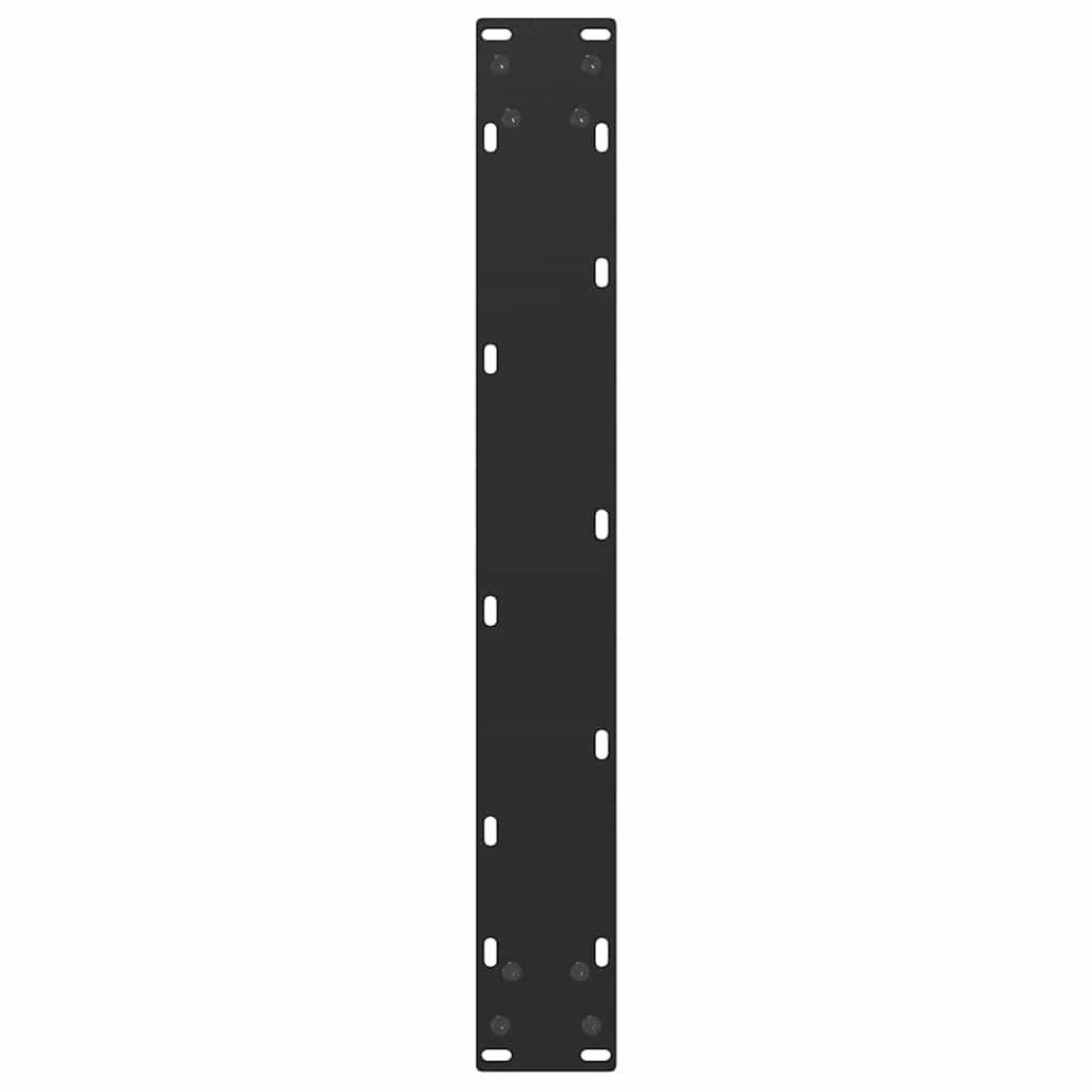 Vidaxl Nogi Do Stolika Kawowego, 2 Szt., Czarne, 60X(110-111) Cm, Stal