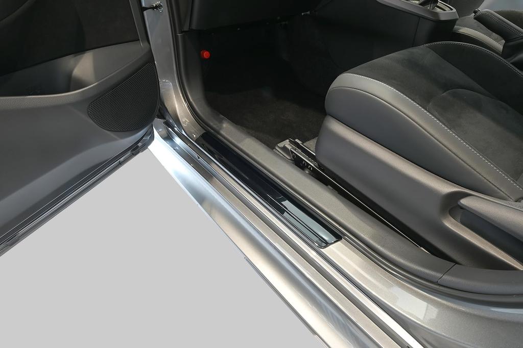 SecondStage Scuff Plate Panel for Toyota GR Yaris 2024 Piano Black T858BLK (January Onwards)