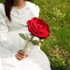 Giant Knitted Rose Handmade Knitted Hook Weaving Companion Gift For Couples