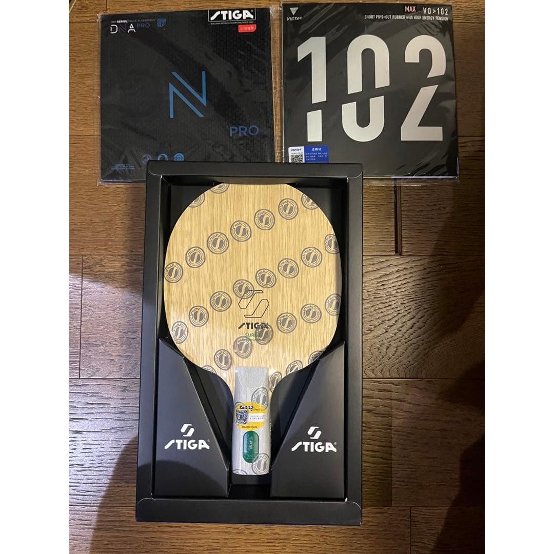 Used STIGA Surge Hybrid Carbon Surge mixture Chinese style