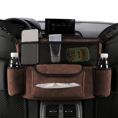 1Pc Car Multi-Pockets Seat Organizer Car Storage Bag Tissue Hand Bag Bottle Holder Storage Nets Pocket Car Interior Accessories