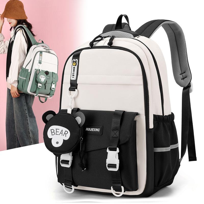 Waterproof New Lightweight Backpack For Primary School Girls And Children Large Capacity Spinal Protection Backpack For Girls