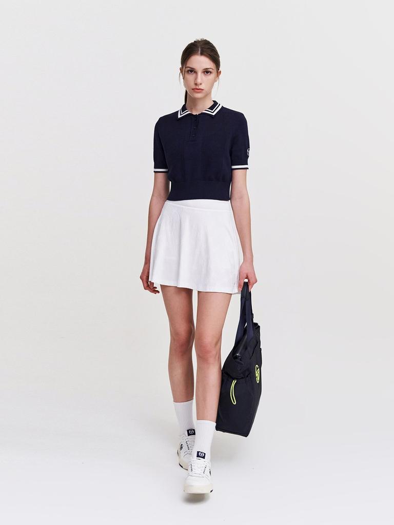 SERGIO TACCHINI W Daily Short Sleeve Polo Sweater