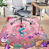 1PC Mermaid Jellyfish Non-Slip Floor carpet, Office, family, bedroom, Studio - Large Area Rug,  Decorative Mat, Longlasting Material-C0416