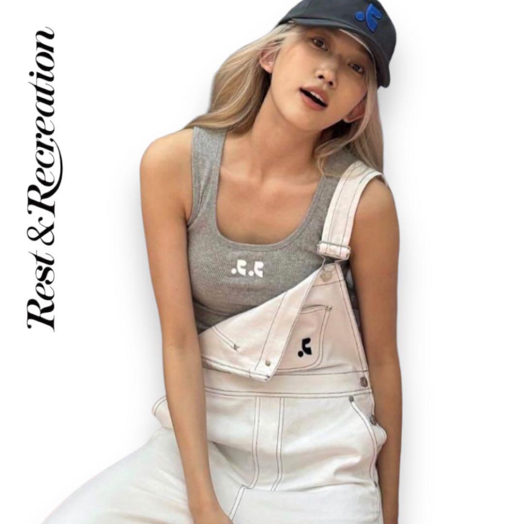 

[USED] Korea Exclusive Rest & Recreation Tank Top in Gray