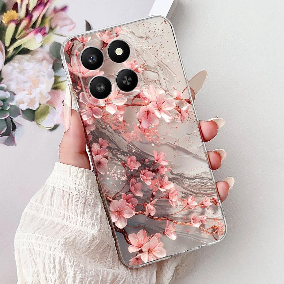 For Honor 400 Smart 5G Case LGN-NX1 Luxury Popular Painted Cover Soft Slim Phone Case For Honor X7d HonorX7d 5G Back Cover Coque