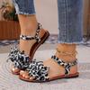 Flat-bottomed Women's Shoes, Casual Flat Heel Beach Flip-flops