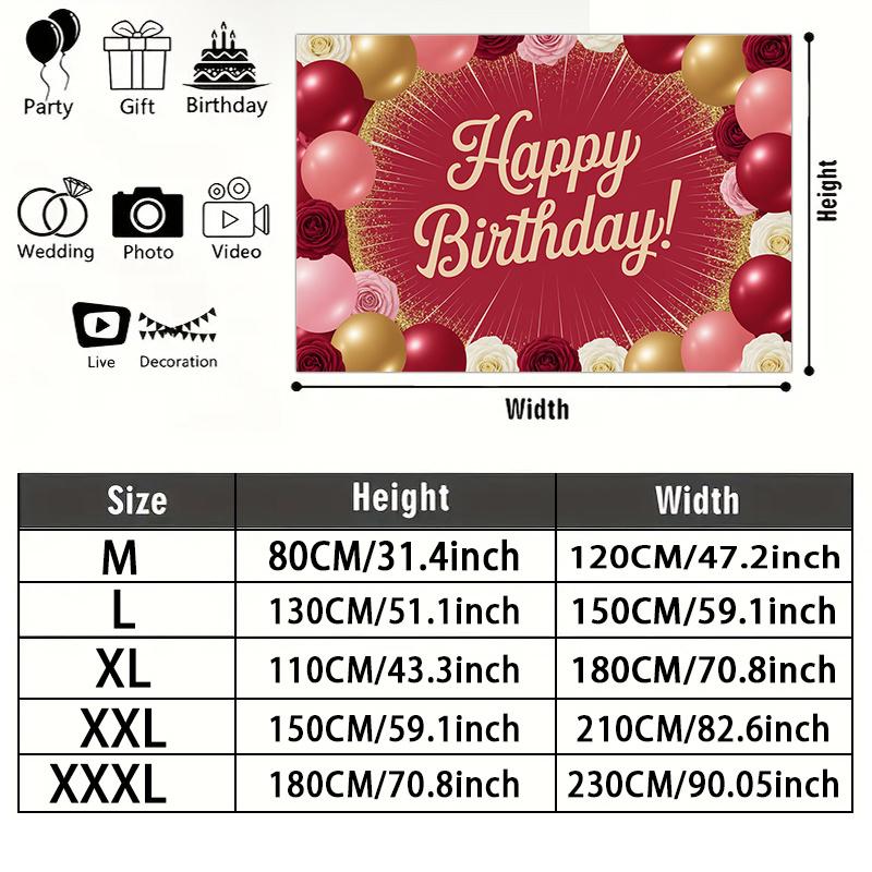Party Backdrop Floral Photo Booth Background Front Door Decor