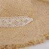 2026 Summer Sun Hat Lace 100%Raffia Hat Sun Visor Women's Summer Panama Straw Hats Women's Beach Hat Summer Hat Uv Blocking Hat