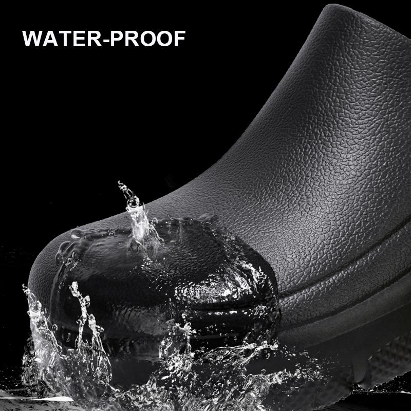 Pantofi de Bucătar pentru Bărbați Pantofi de Pescuit Impermeabili Pantofi de Lucru Exterior Antiderapanți Sandale de Bucătărie Rezistente la Ulei Saboți de Grădină Ușori pentru Bărbați