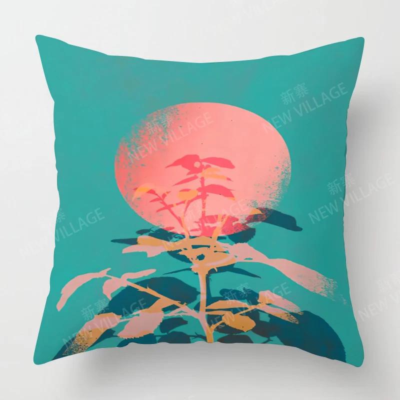 Zuhause Wohnzimmer Mode Dekoration Kissenbezüge Leinen Sofakissenbezüge 45*45 Kissenbezug 40x40cm 50x50 45x45