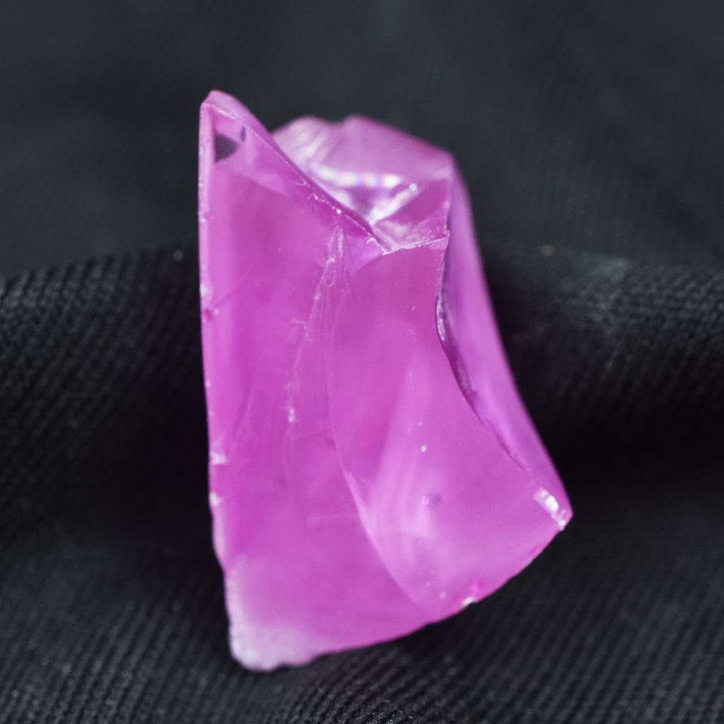 Natural Pink Zircon Loose Gemstone Rough 23.55 ct Uncut Raw for Lapidary and Gem Collections