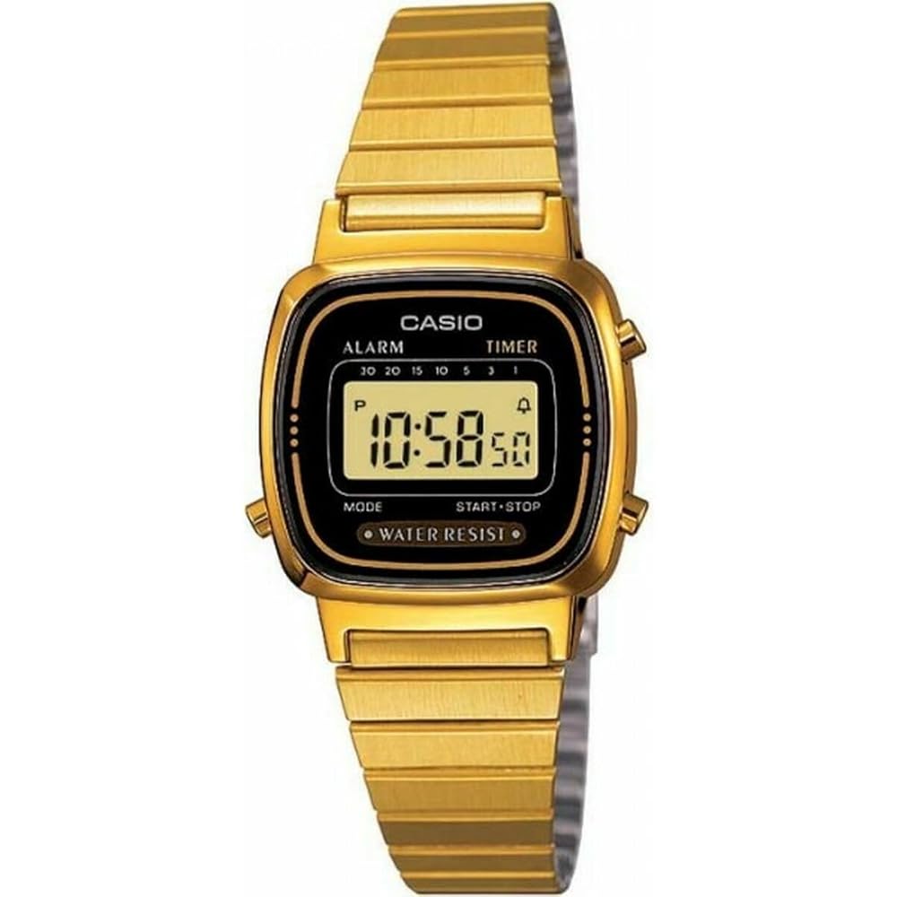 Ladies  Gold Tone Digital Watch Retro Style