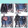 Avengers 4 Căpitanul America Figurină de Acțiune PVC Mobilă Cu Suport Cutie Pentru Colecționari
