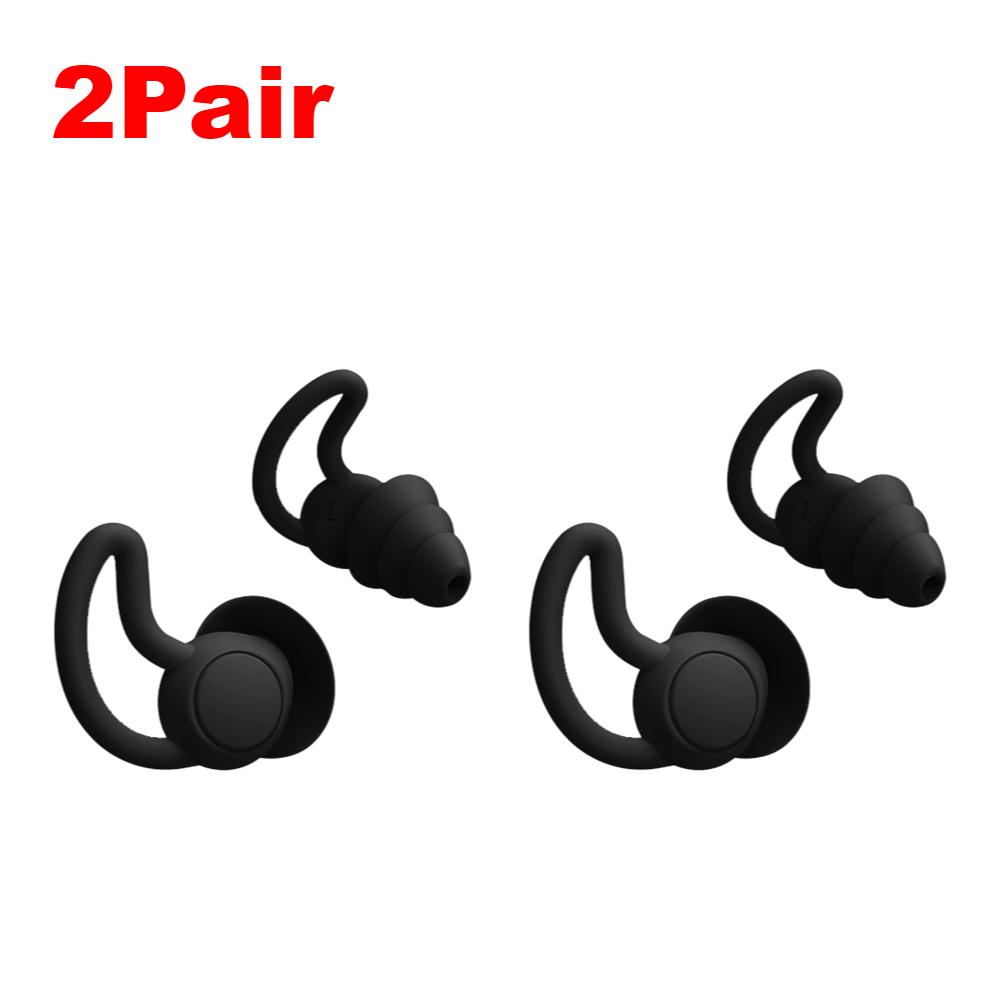 1/2Pair Silicone Swimming Earplugs Waterproof Ear Protection Ear Plugs Sleep Anti-Noise Soundproof Earplugs Swimming Accessories