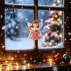 Nordic Style Holiday Decor Christmas Plush Doll Ornament, Xmas Tree Decorative Angel Easy Hanging Ornament Pendant for Tree, Winter Home Party