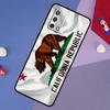 California Flag Case For Oppo A60 A80 A40 A6 A5 Pro A15 A16 A17 A57 A94 A74 A54 A76 A96 A18 A38 A58 A78 A98