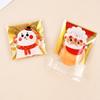 100Pcs Christmas Cookie Candy Bag Santa Claus Plastic Biscuit Gift Packaging Bag Xmas Party Decoration Supplies New Year 2025