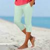 Women's Casual Stretch High Waist Abdominal Yoga Pants Soft Compression Workout Base Pants