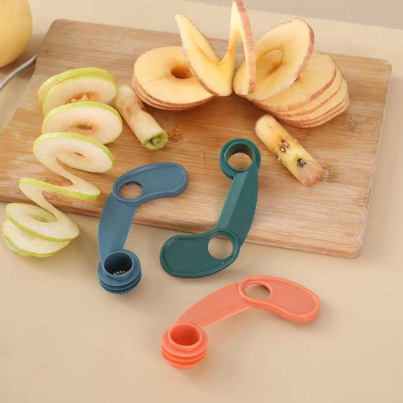 1pc Fruit Vegetable Spiral Cutter, Cucumber Potato Slicer, Fruit Splitter, Roller Cutter, Kitchen Accessories