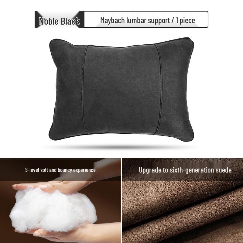 Mercedes-Benz & Maybach S-Class Suede Neck & Lumbar Support Cushions for Headrests - Drop Shipping Available