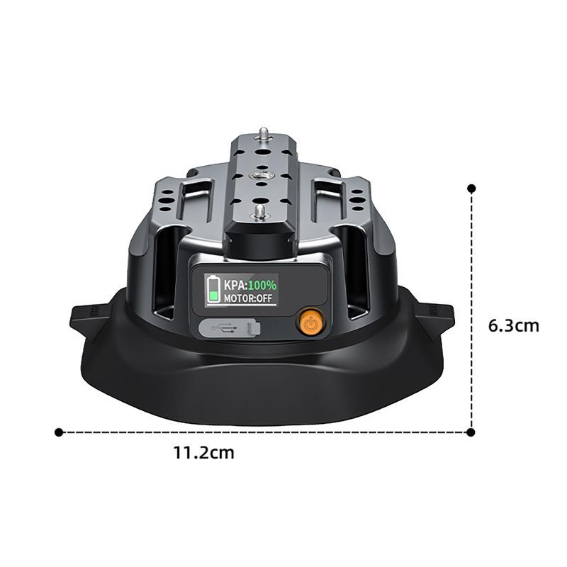 4.5-Inch Electric Suction Cup with Automatic Detection & Pressure Compensation Car Camera Suction Cup Fixed Suction Cup Bracket