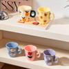 Hand-pinched Ceramic Little Bear Mug