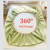 Waterproof Bed Cover Bed Fitted Sheet Home Hotel Bedspread Bedroom Bed Mattress Cover Waterproof Bedding Set Sheet With Elastic Band