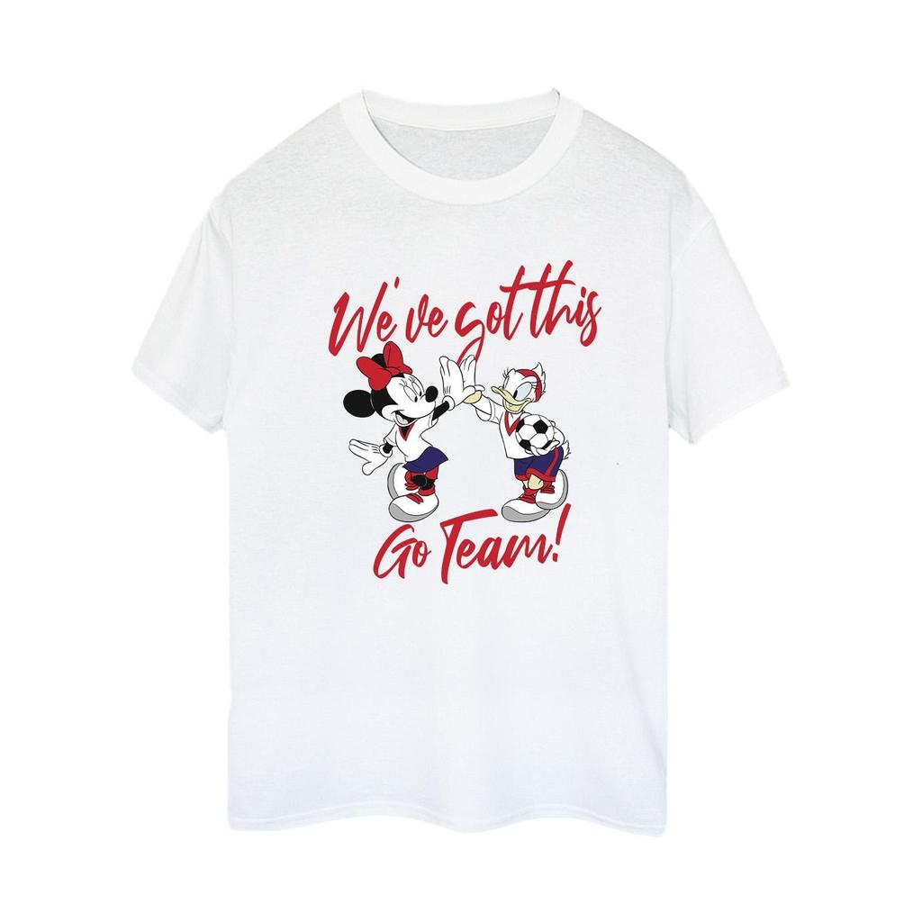 Disney Womens/Ladies Minnie Daisy We´ve Got This Cotton Boyfriend T-Shirt