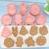 8 Teile/satz DIY Weihnachten Keks Form Kunststoff Cookie Cutter Cartoon Backform Cookie Dekorieren Werkzeuge Backen Werkzeuge