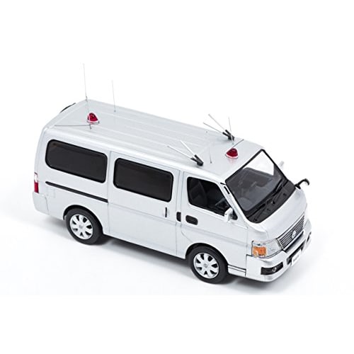 Hiko Seven RAI'S 1/43 Nissan Caravan (E25) Police Headquarters Security Department Radio Vehicle (Finished Product)