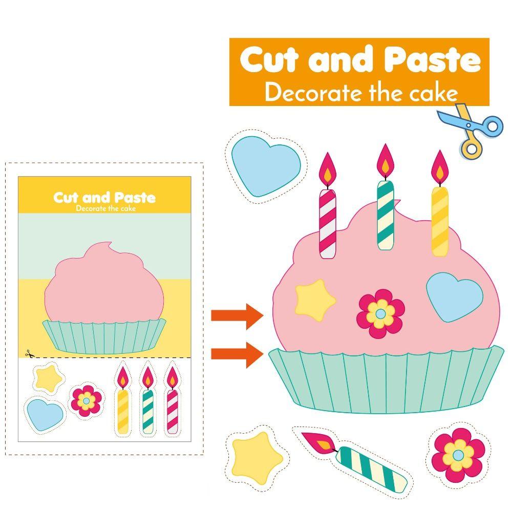 Paper Children's Paper-cut Book Montessori Children Handmade Paper Toy  Kids Toddlers Children